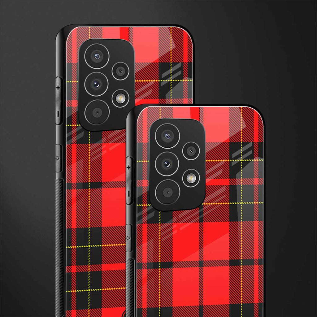 cozy red sweater back phone cover | glass case for samsung galaxy a33 5g