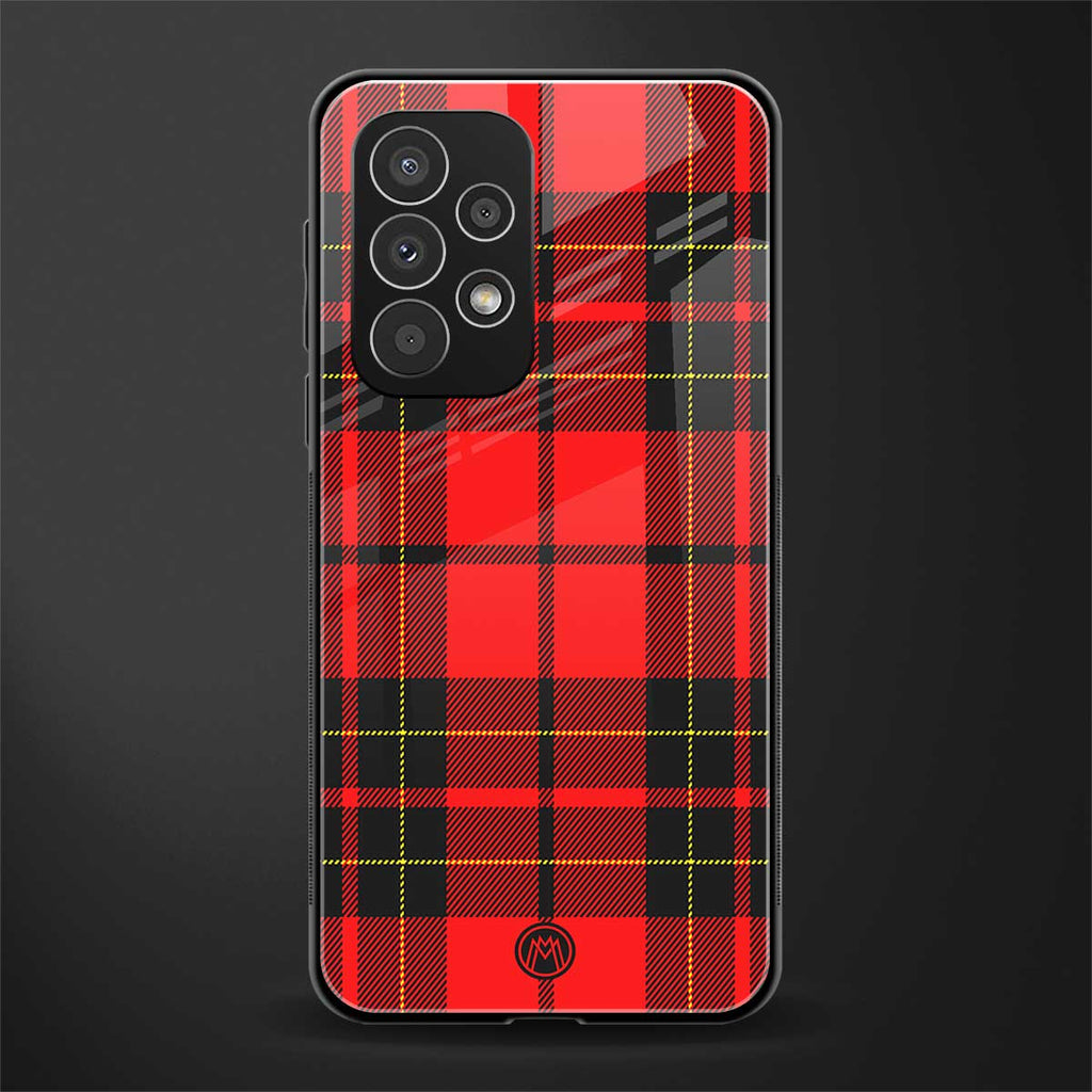 cozy red sweater back phone cover | glass case for samsung galaxy a33 5g