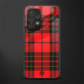 cozy red sweater back phone cover | glass case for samsung galaxy a33 5g