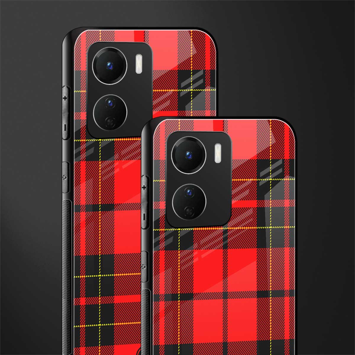 cozy red sweater back phone cover | glass case for vivo y16