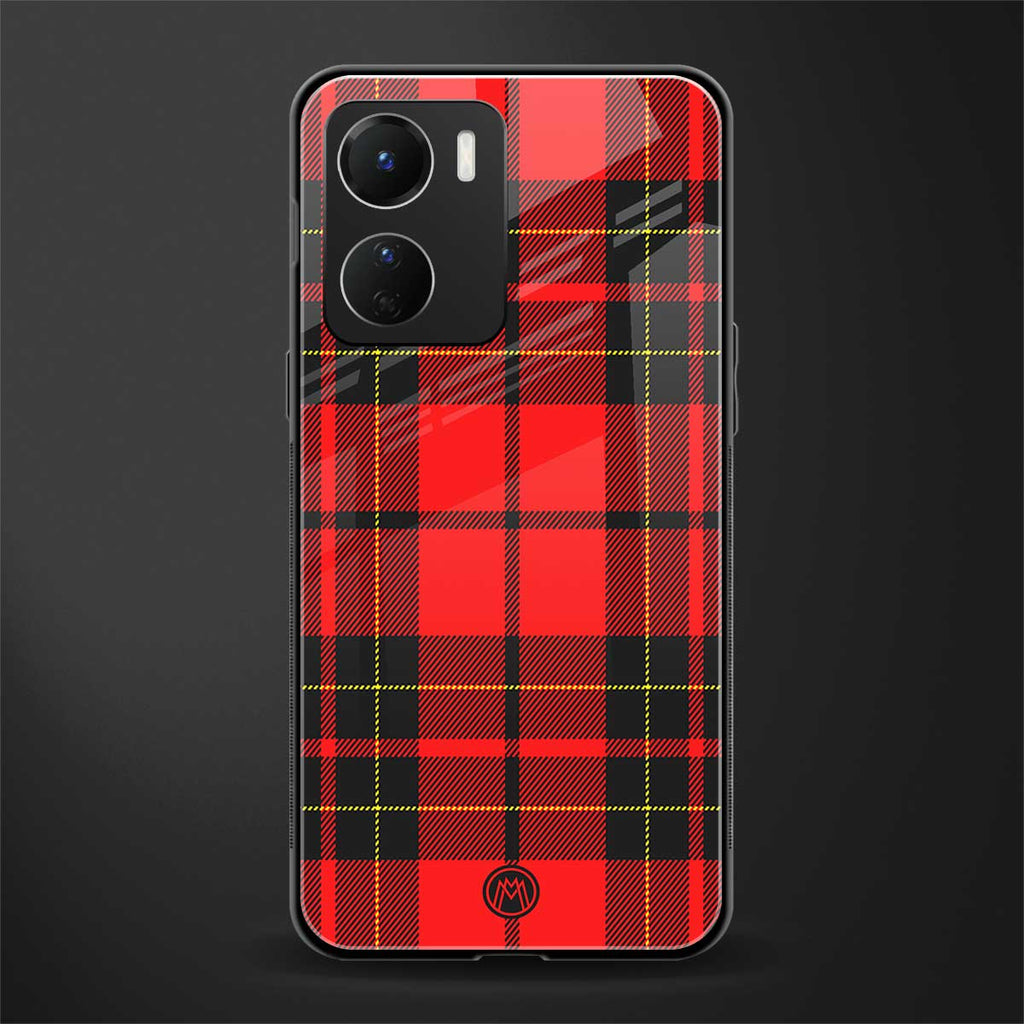 cozy red sweater back phone cover | glass case for vivo y16