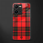 cozy red sweater back phone cover | glass case for vivo y35 4g