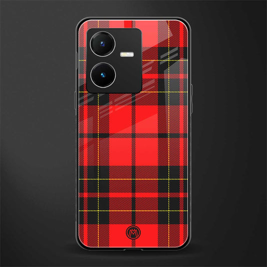 cozy red sweater back phone cover | glass case for vivo y22