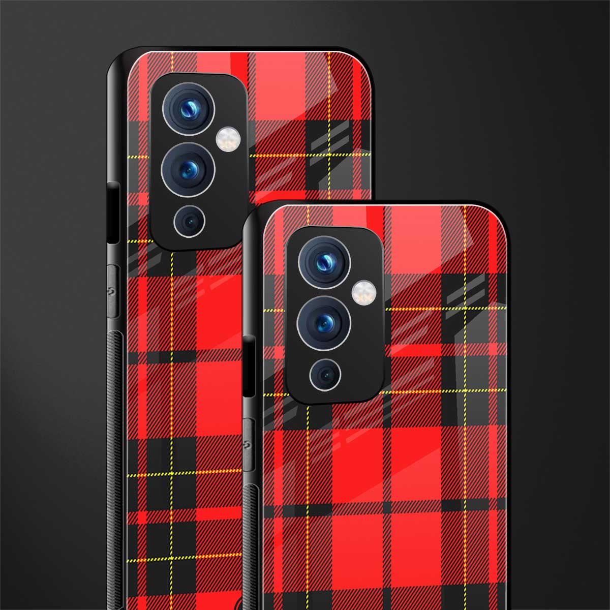 cozy red sweater back phone cover | glass case for oneplus 9