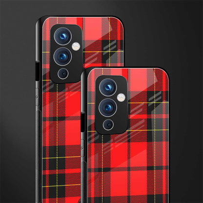cozy red sweater back phone cover | glass case for oneplus 9