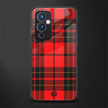 cozy red sweater back phone cover | glass case for oneplus 9