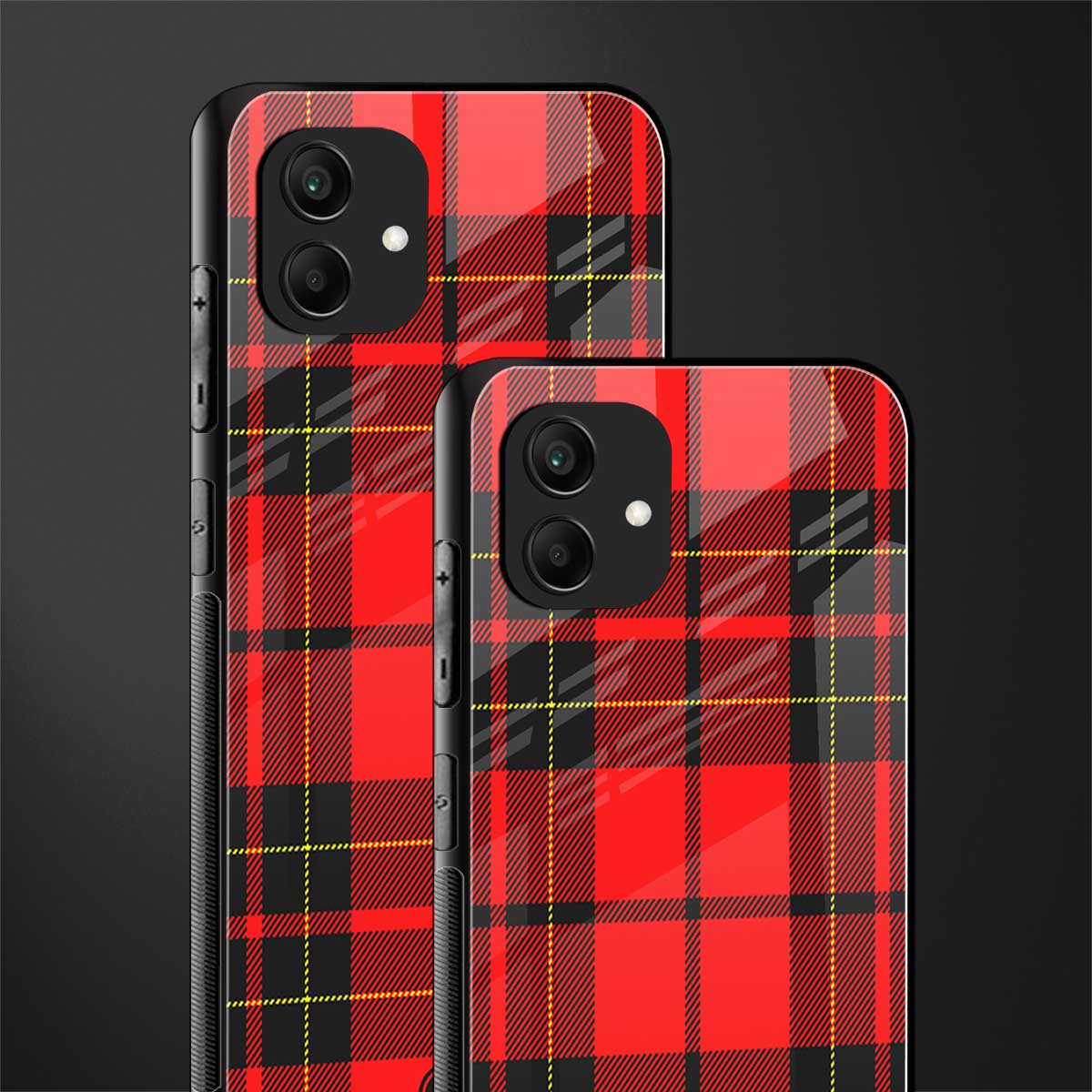 cozy red sweater back phone cover | glass case for samsung galaxy a04