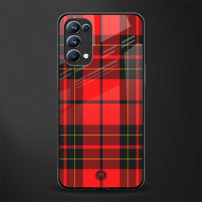 cozy red sweater back phone cover | glass case for oppo reno 5