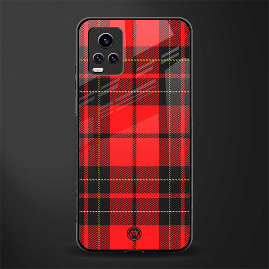 cozy red sweater back phone cover | glass case for vivo v21e 4g