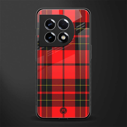 cozy red sweater back phone cover | glass case for oneplus 11