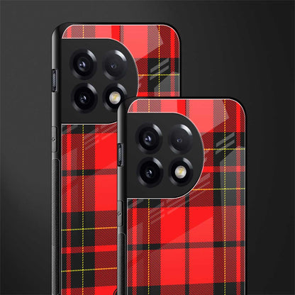 cozy red sweater back phone cover | glass case for oneplus 11r