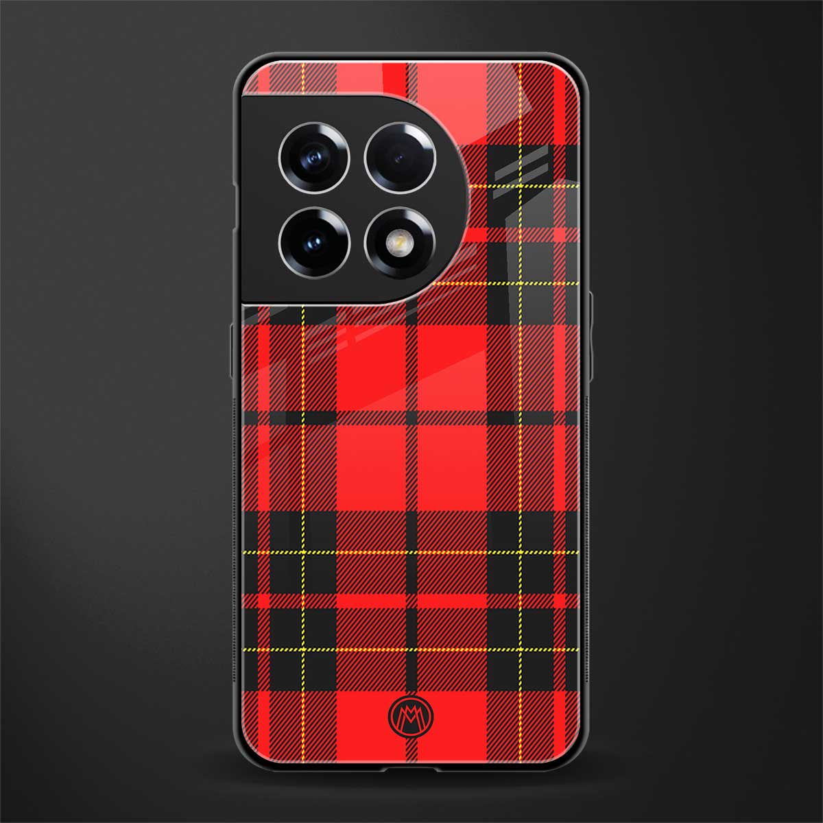 cozy red sweater back phone cover | glass case for oneplus 11r