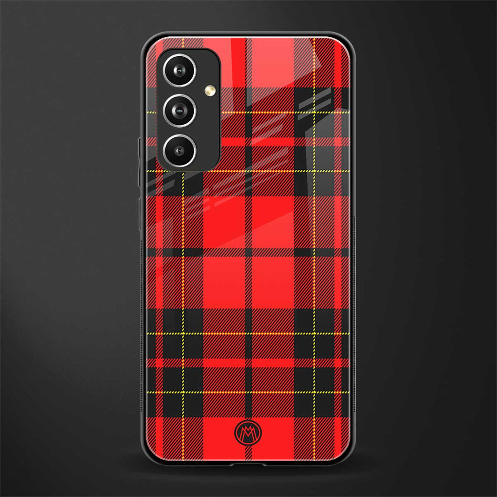 cozy red sweater back phone cover | glass case for samsung galaxy a54 5g