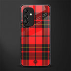 cozy red sweater back phone cover | glass case for samsung galaxy a14 5g