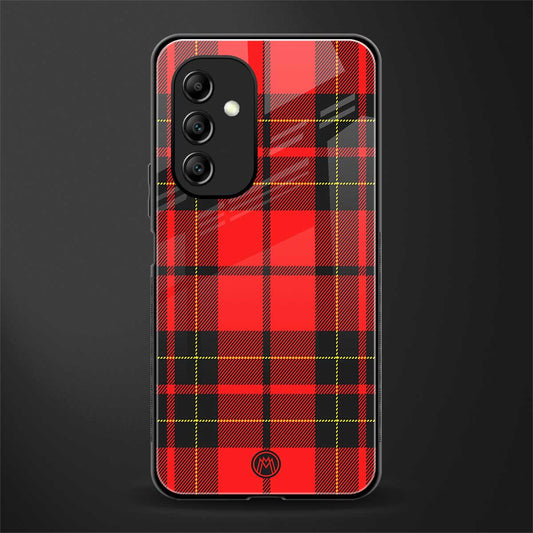 cozy red sweater back phone cover | glass case for samsung galaxy a14 5g