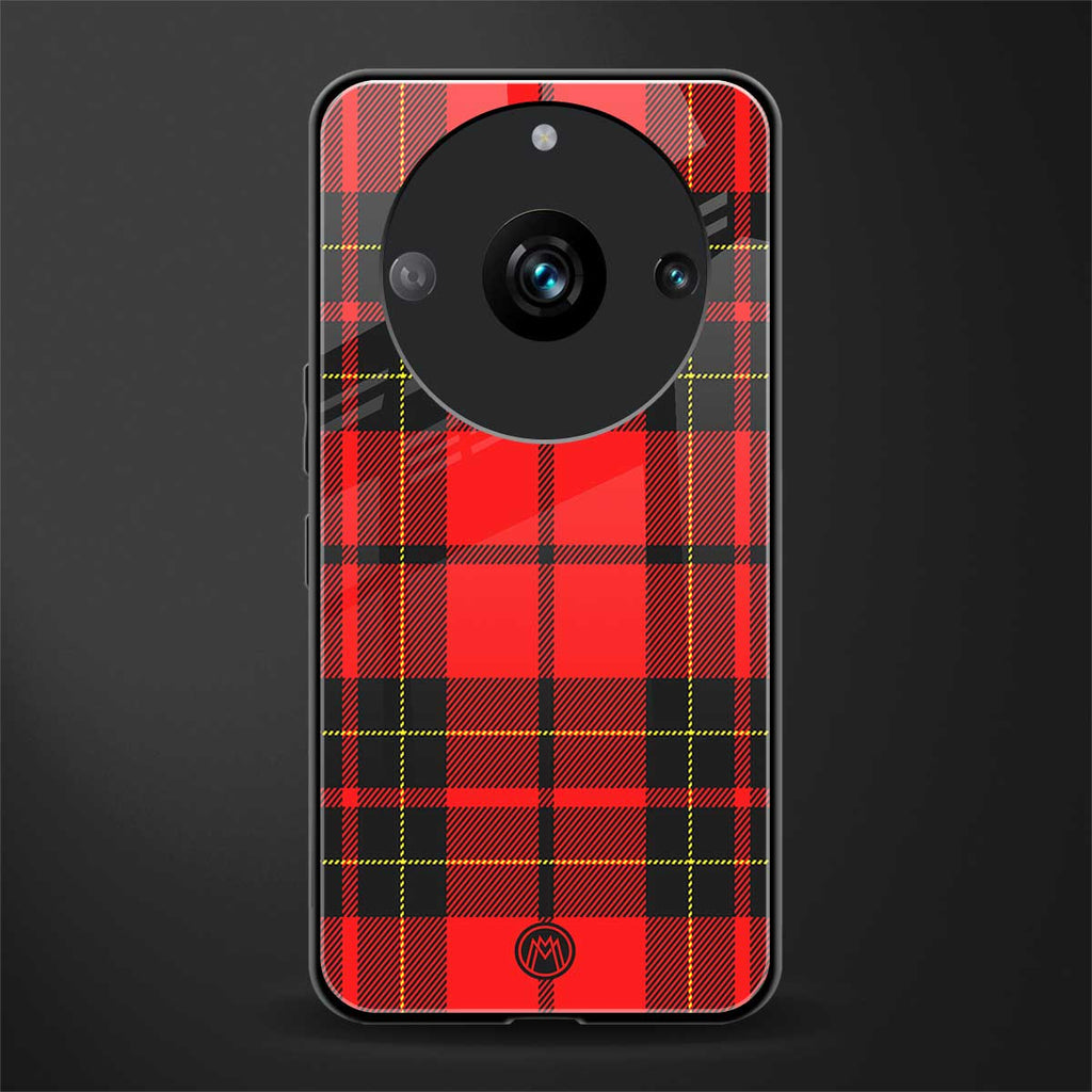 cozy red sweater back phone cover | glass case for realme 11 pro 5g