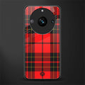 cozy red sweater back phone cover | glass case for realme 11 pro 5g