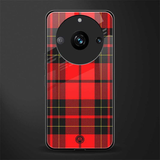 cozy red sweater back phone cover | glass case for realme 11 pro 5g