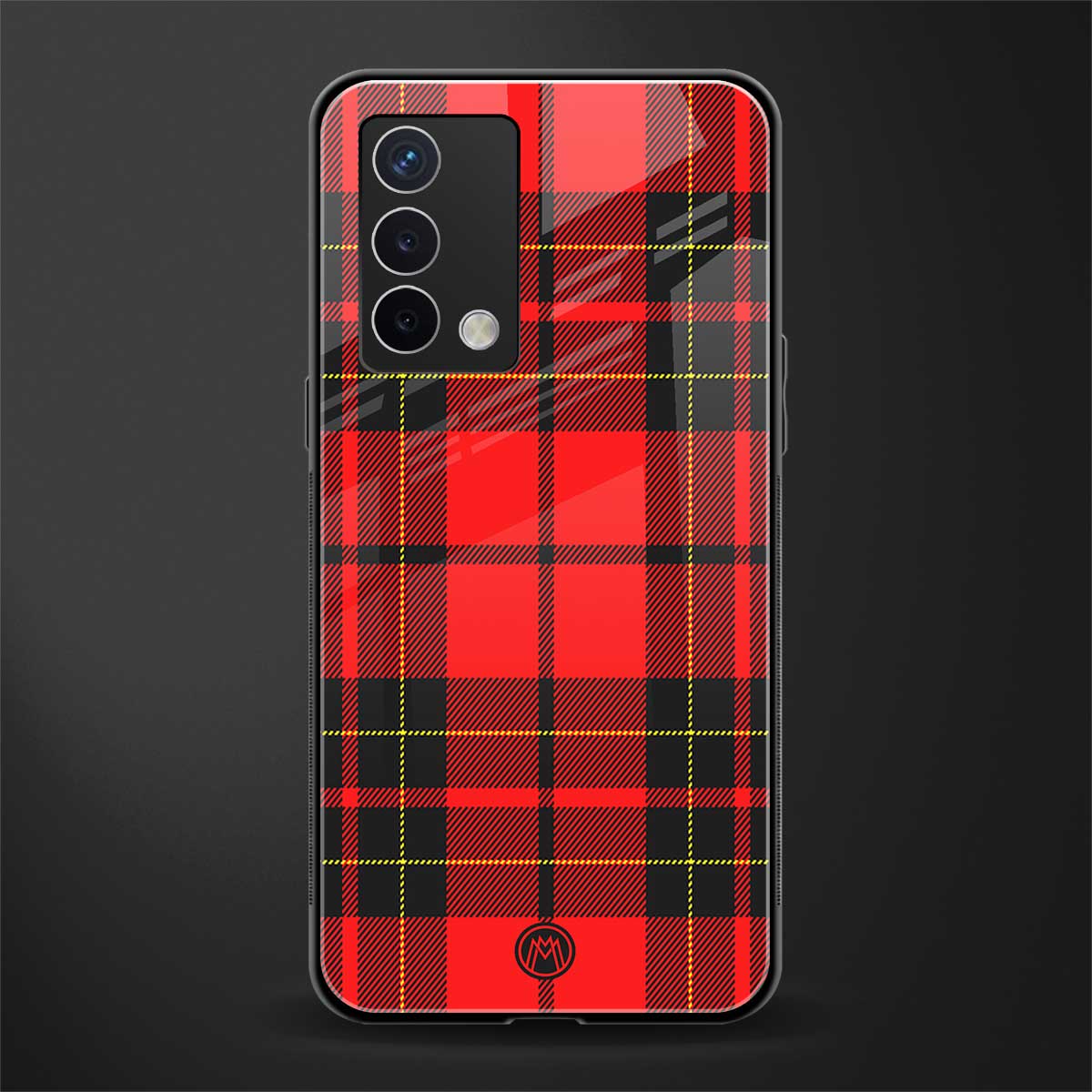 cozy red sweater back phone cover | glass case for oppo a74 4g