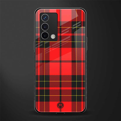 cozy red sweater back phone cover | glass case for oppo a74 4g