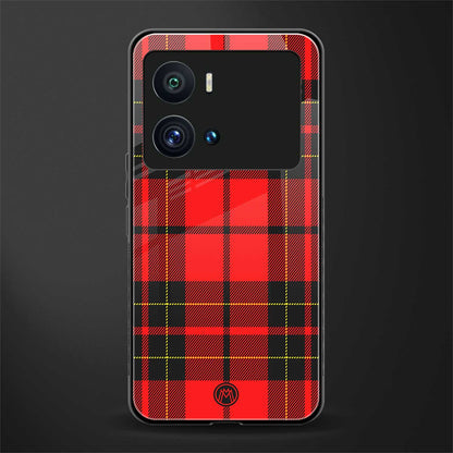 cozy red sweater back phone cover | glass case for iQOO 9 Pro