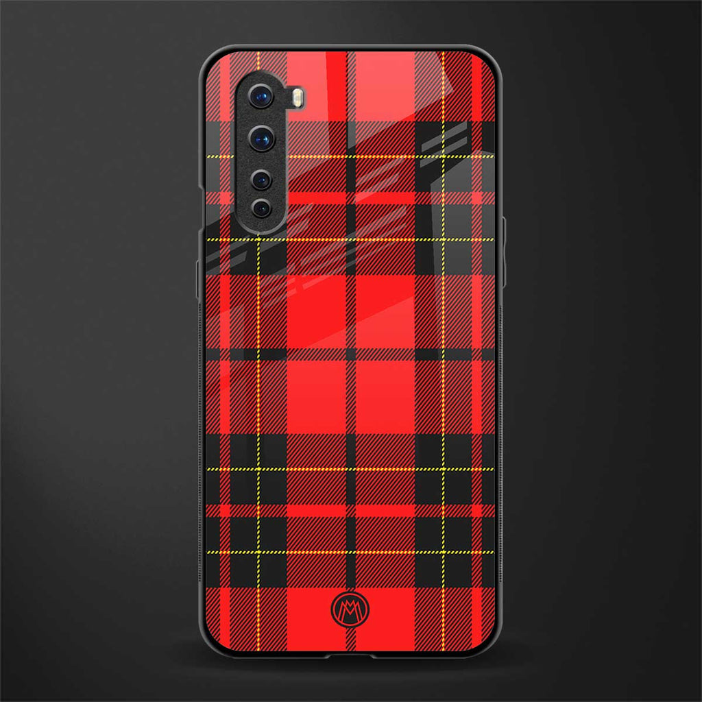 cozy red sweater glass case for oneplus nord ac2001 image