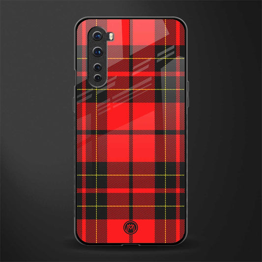 cozy red sweater glass case for oneplus nord ac2001 image
