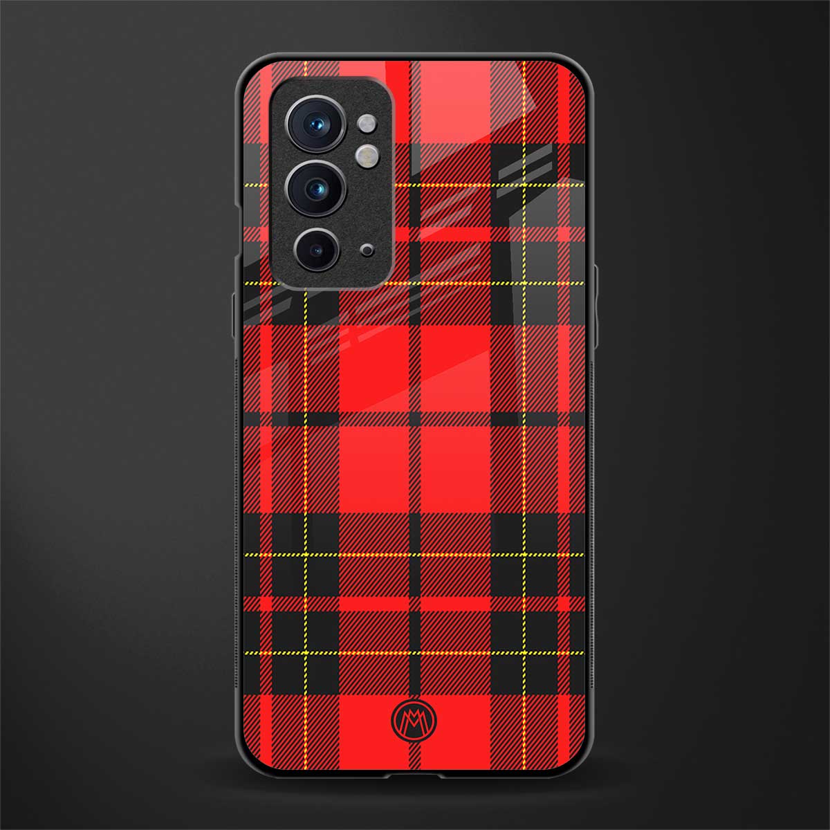 cozy red sweater glass case for oneplus 9rt image