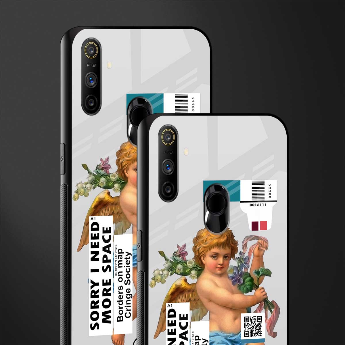 cringe society glass case for realme narzo 20a image-2