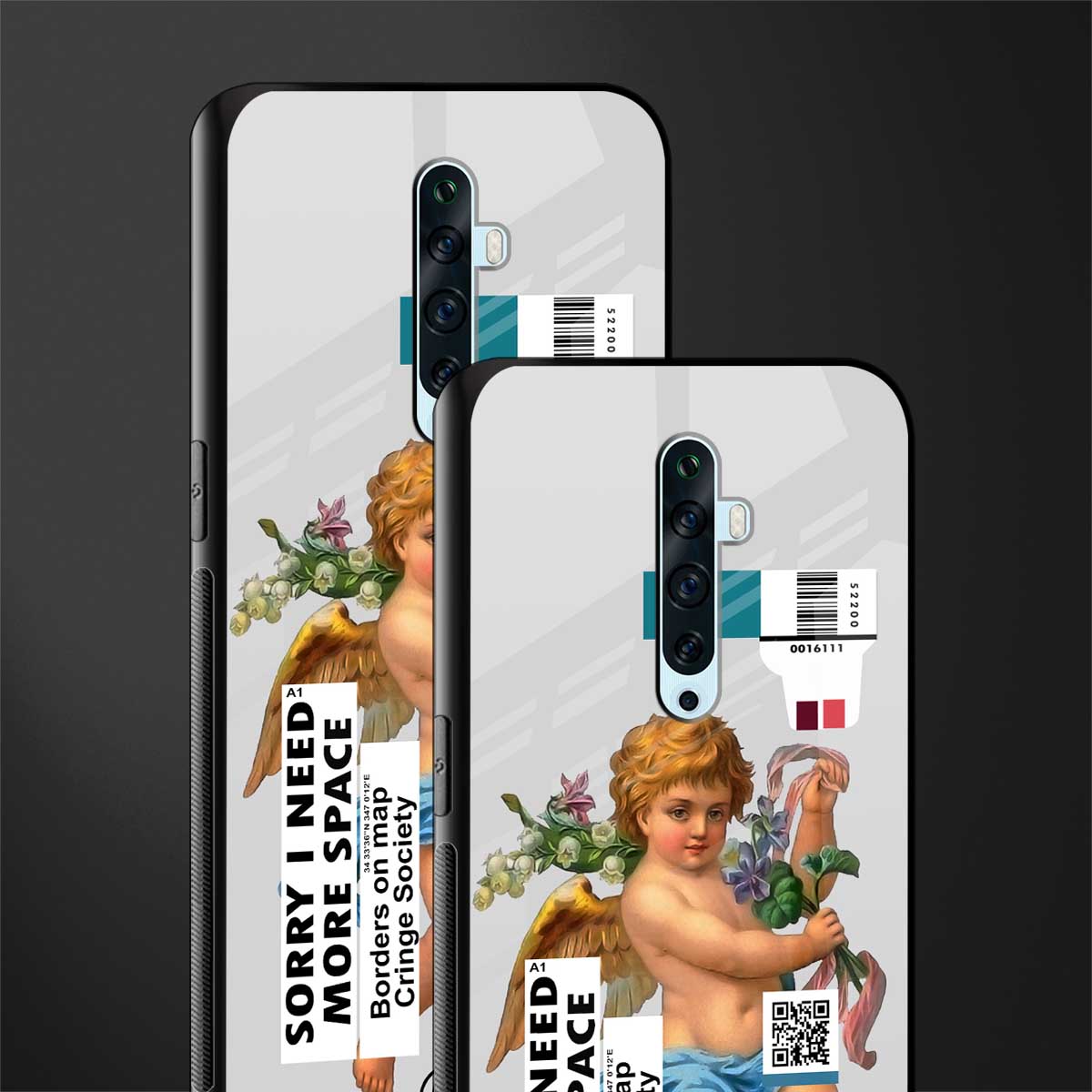 cringe society glass case for oppo reno 2f image-2