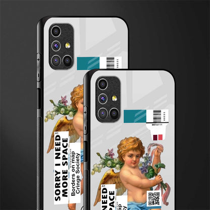 cringe society glass case for samsung galaxy m51 image-2