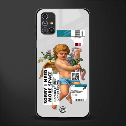 cringe society glass case for samsung galaxy m51 image