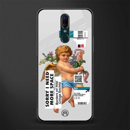 cringe society glass case for oppo a9 image