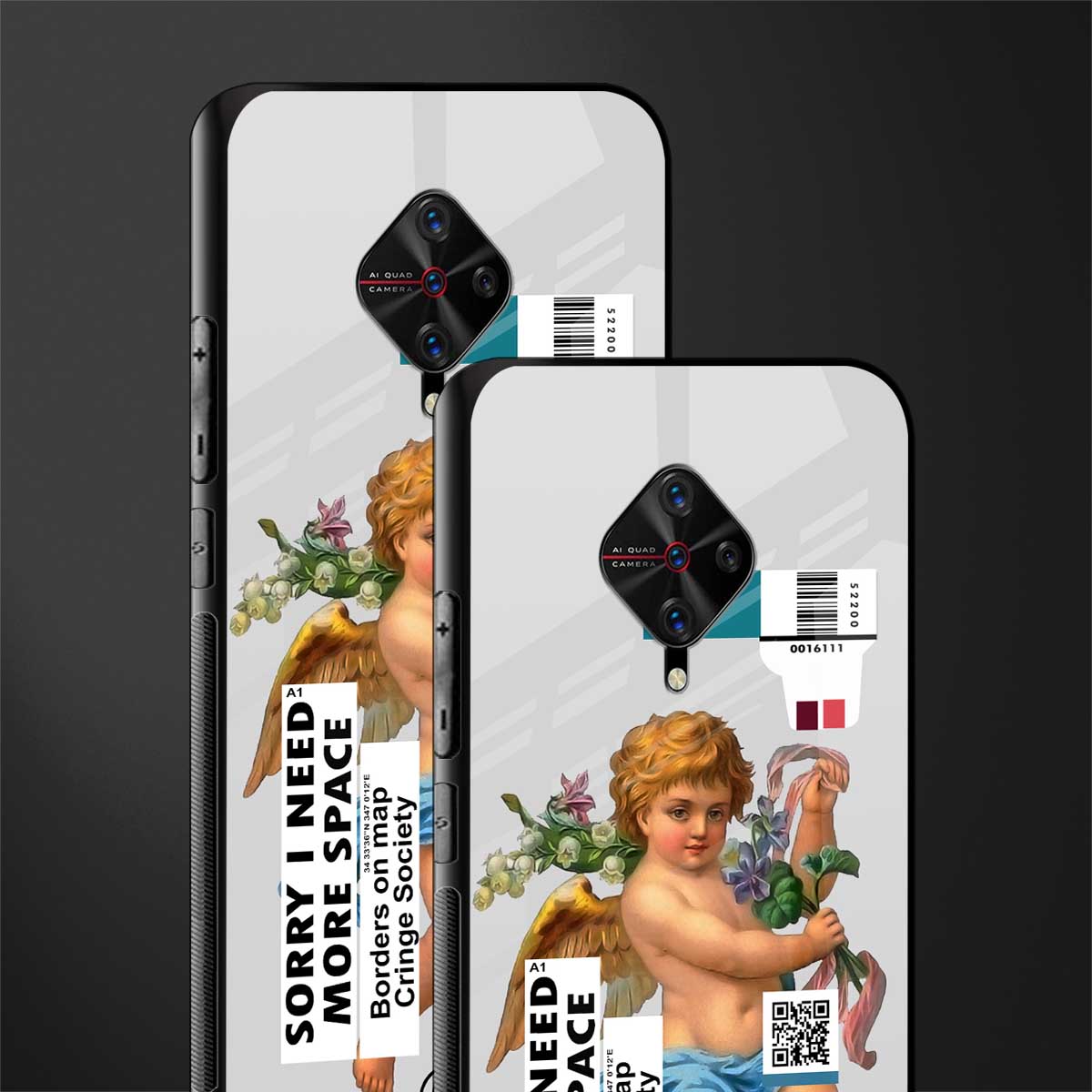cringe society glass case for vivo s1 pro image-2