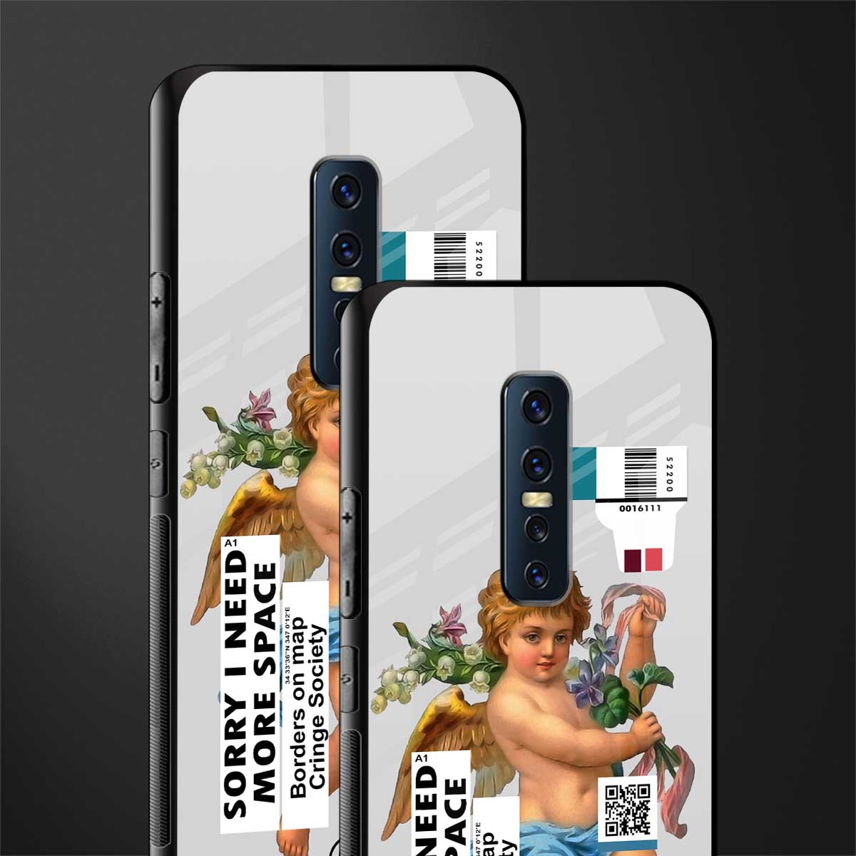 cringe society glass case for vivo v17 pro image-2