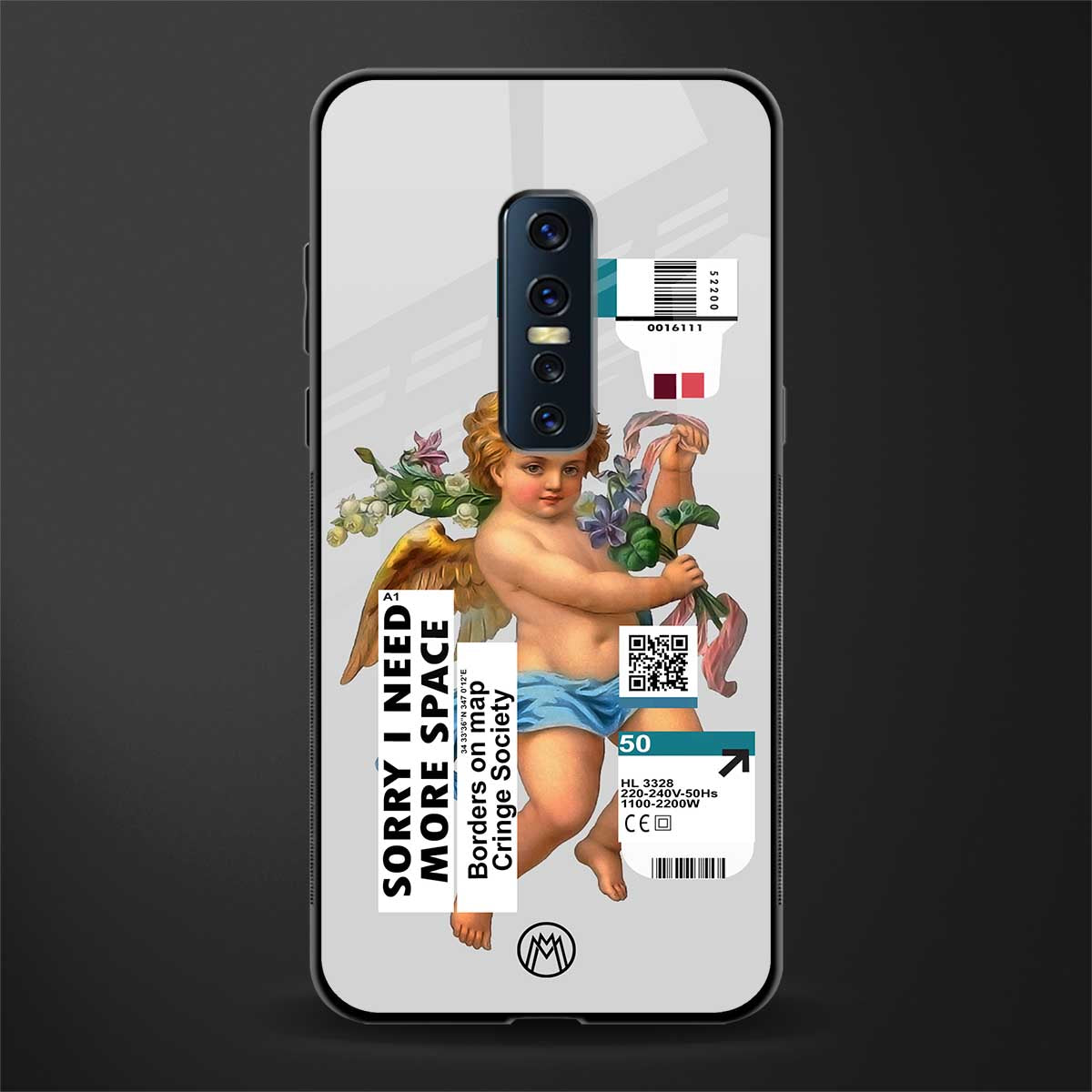 cringe society glass case for vivo v17 pro image