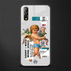cringe society glass case for vivo s1 image