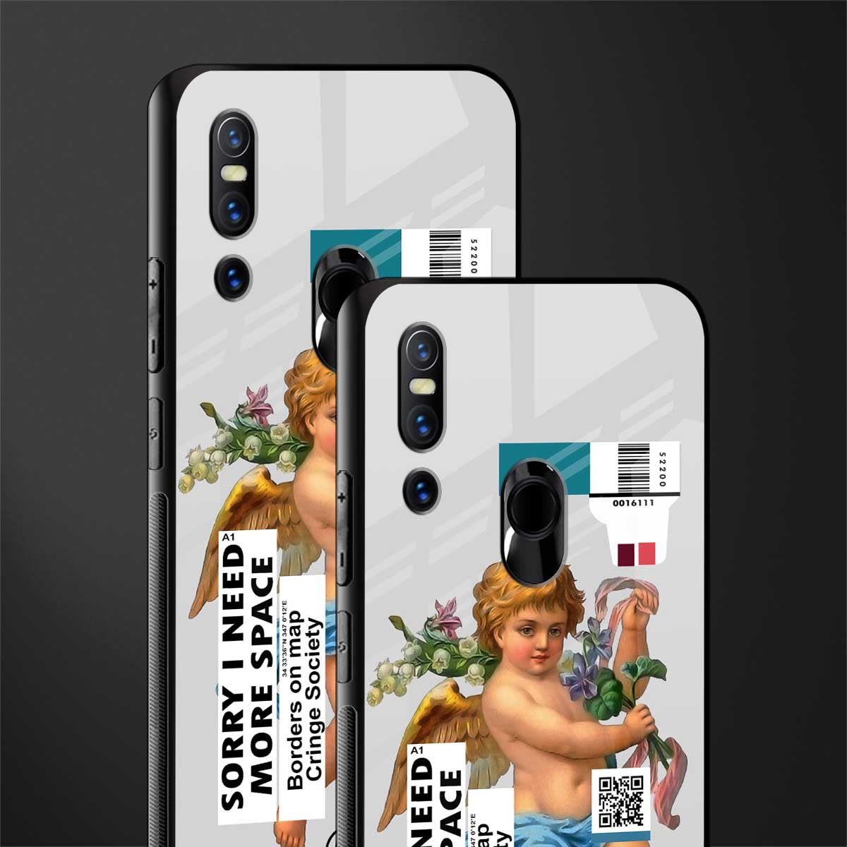 cringe society glass case for vivo v15 image-2