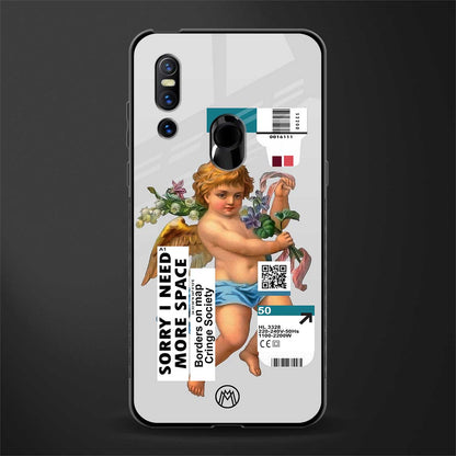 cringe society glass case for vivo v15 image