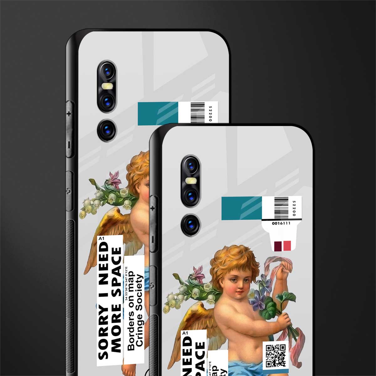 cringe society glass case for vivo v15 pro image-2