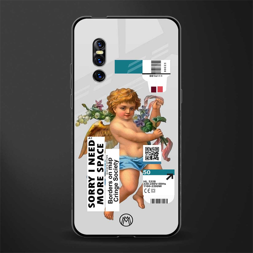cringe society glass case for vivo v15 pro image