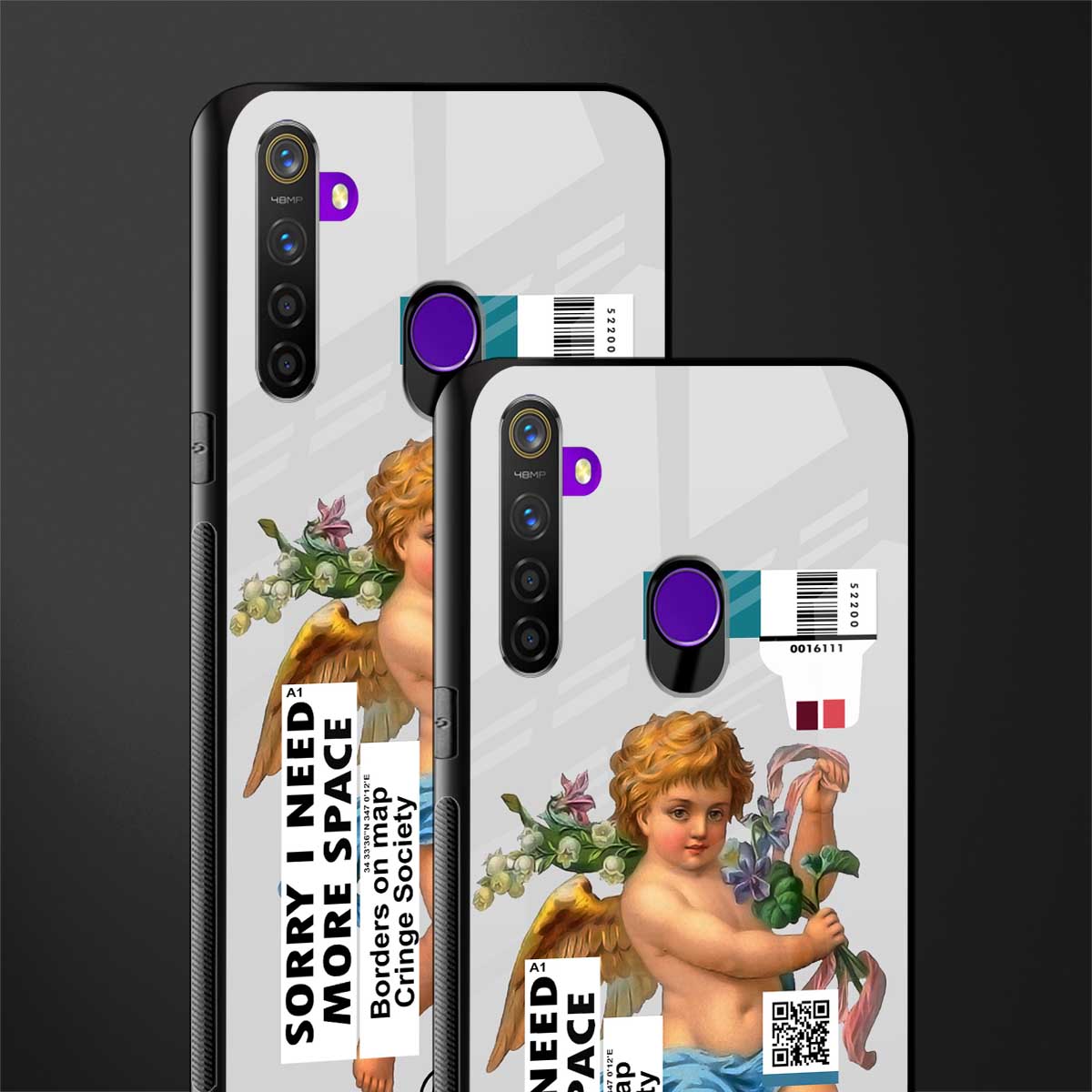 cringe society glass case for realme 5 pro image-2