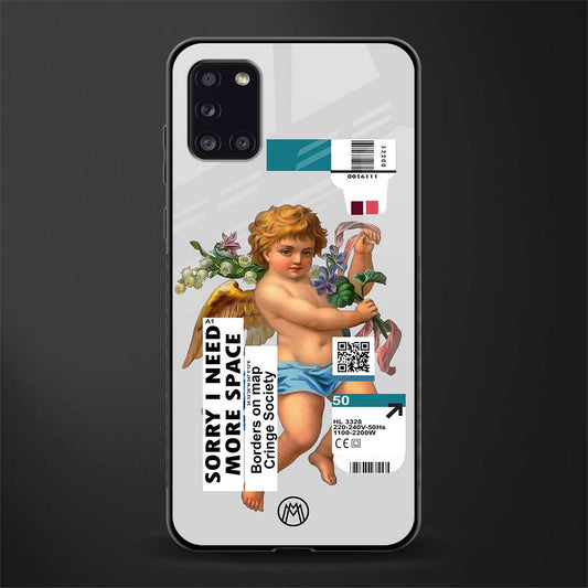 cringe society glass case for samsung galaxy a31 image