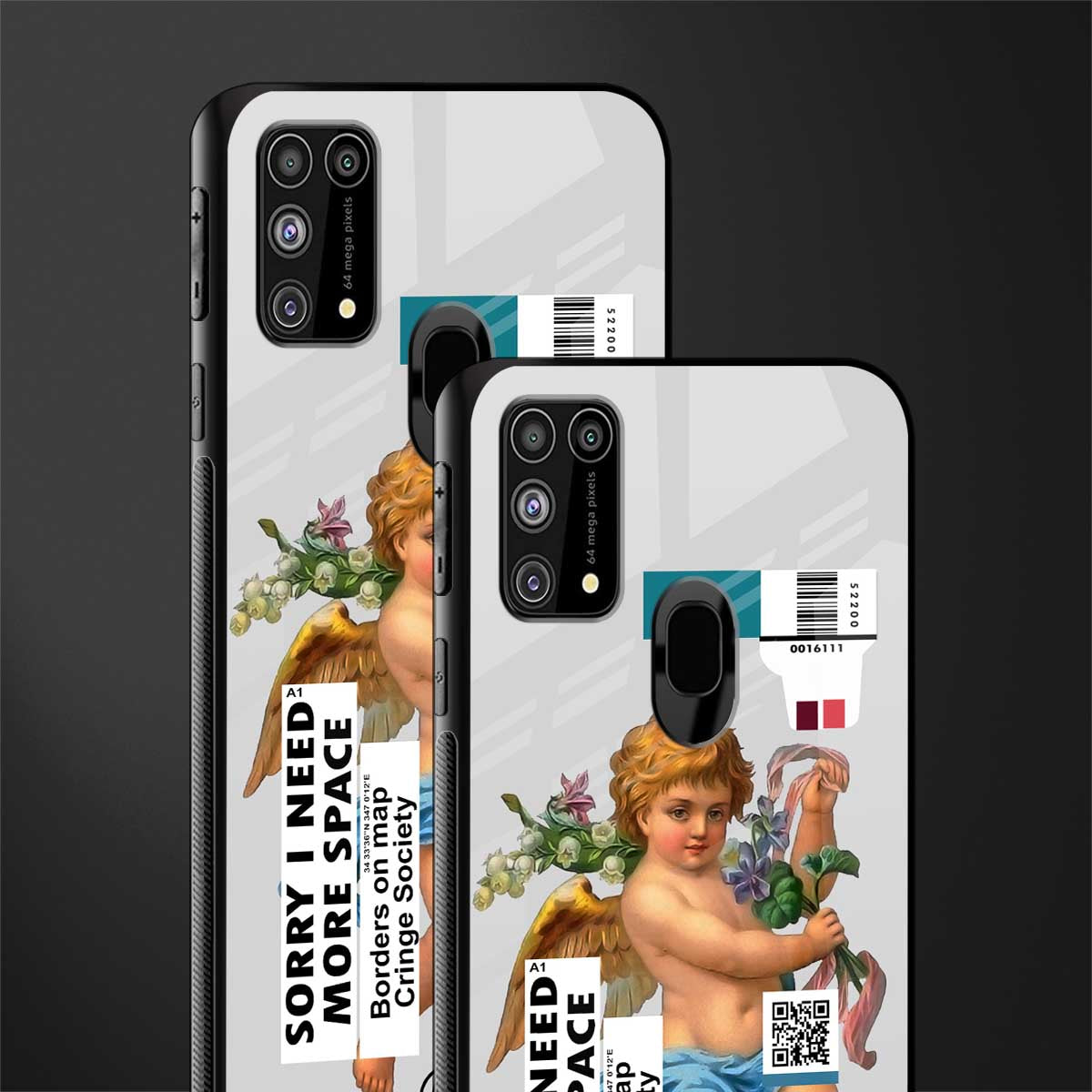 cringe society glass case for samsung galaxy f41 image-2