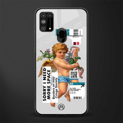 cringe society glass case for samsung galaxy m31 image
