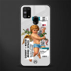 cringe society glass case for samsung galaxy f41 image