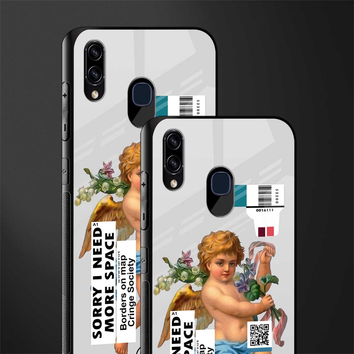 cringe society glass case for samsung galaxy a20 image-2