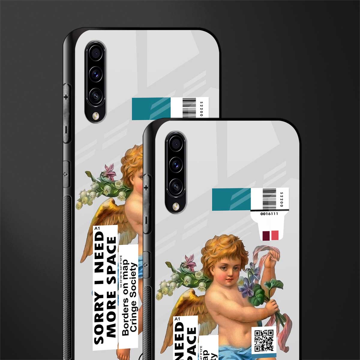 cringe society glass case for samsung galaxy a70s image-2