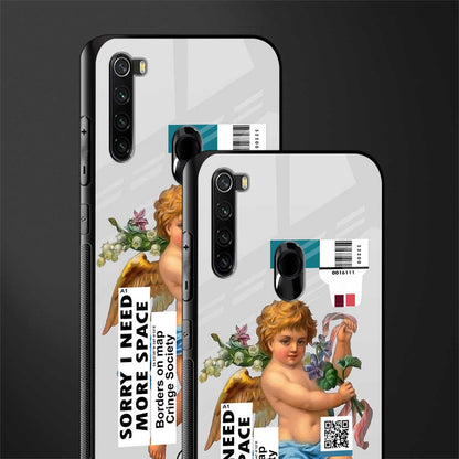 cringe society glass case for redmi note 8 image-2