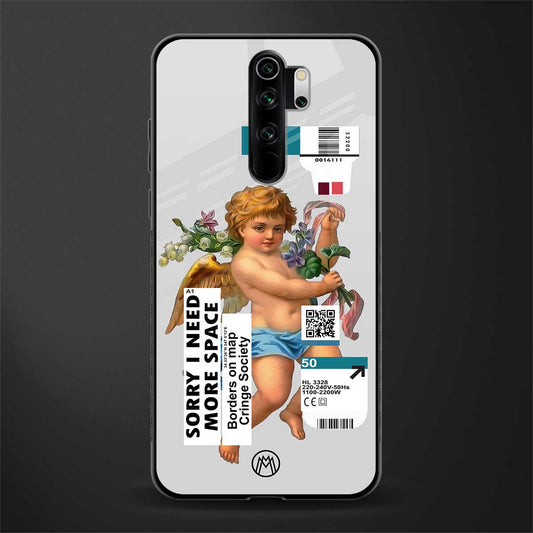 cringe society glass case for redmi note 8 pro image